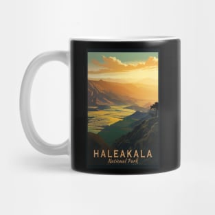 Haleakala National Park Travel Poster Mug